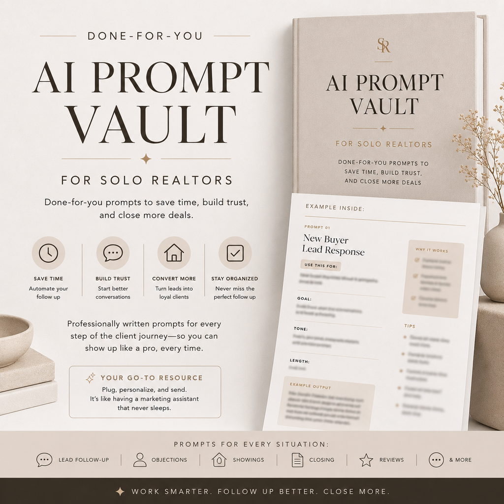 Realtor AI Prompt Vault