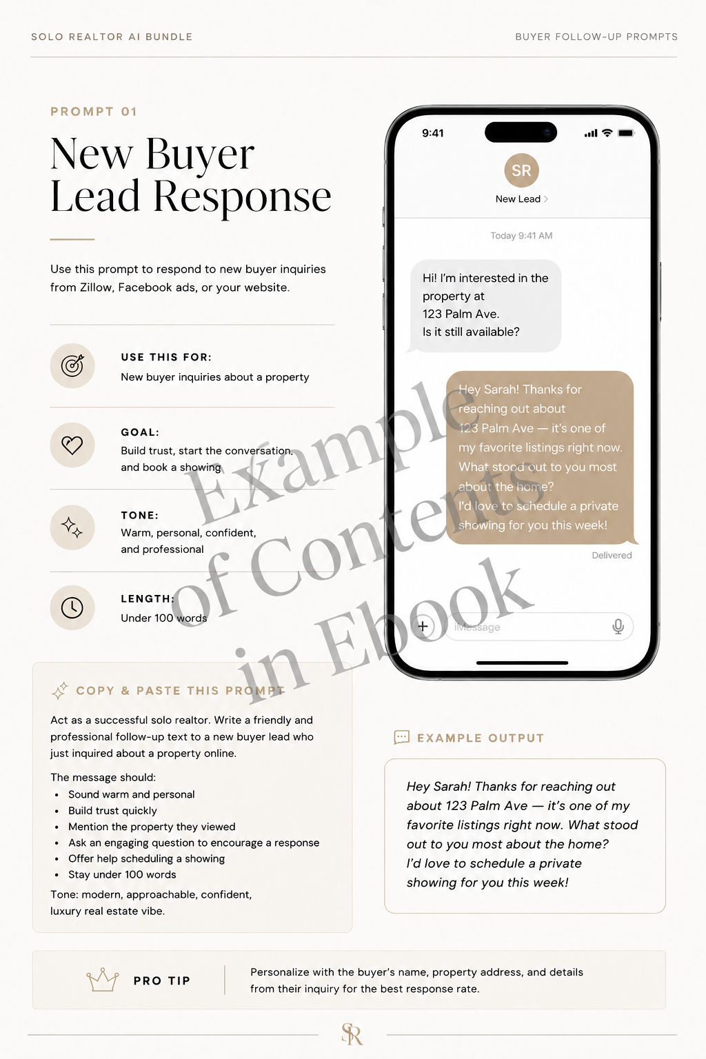 Realtor AI Prompt Vault